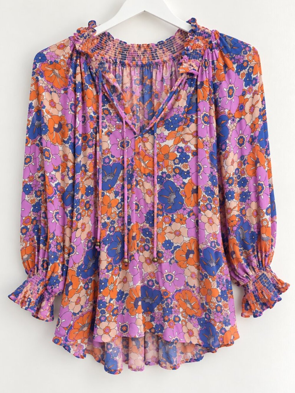Rachel Zoe Floral Boho Blouse